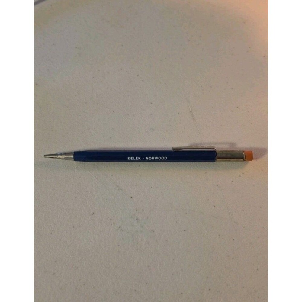 Vtg Autopoint US 1940s-60s Advertising Mechanical Pencil Blue, Kelek - Norwood